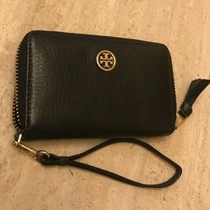 Tory Burch Black Wristlet Wallet